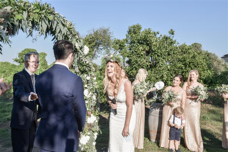 Winery wedding in Crete